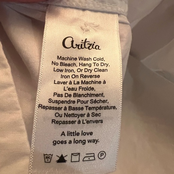 ARITZIA button down shirt 🤍🩵 - Picture 8 of 9